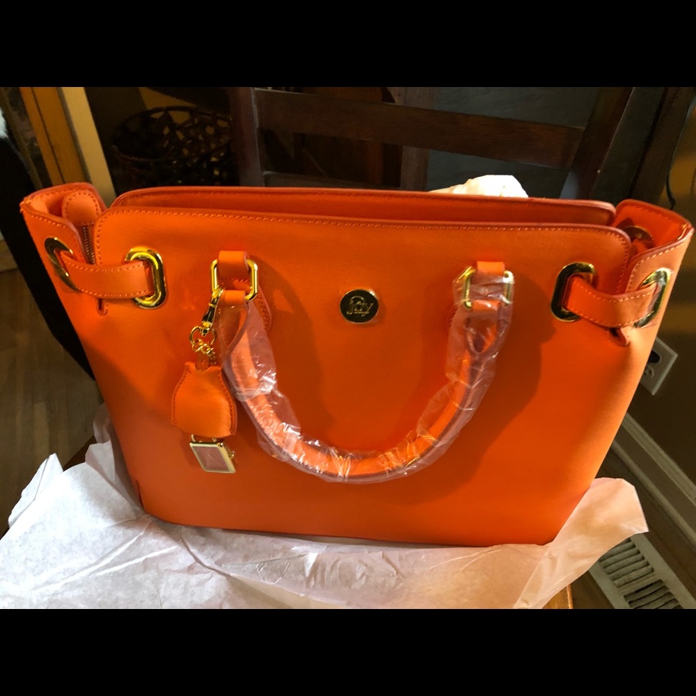 Joy Mangano Christie Leather Tote with RFID